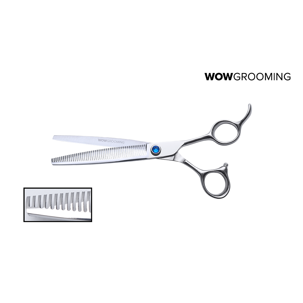 Wow Grooming De Luxe 7 Inch THINNERS/BLENDERS Dog Grooming Scissors