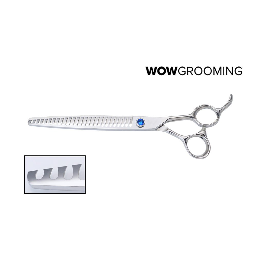 Wow Grooming De Luxe 8 Inch CHUNKER Professional Dog Grooming Scissor