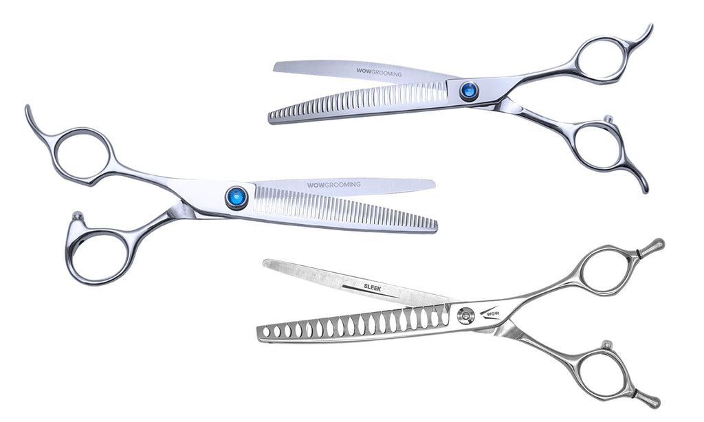 Understanding the Differences Between Chunkers, Thinners, and Fluffer scissors in Dog Grooming