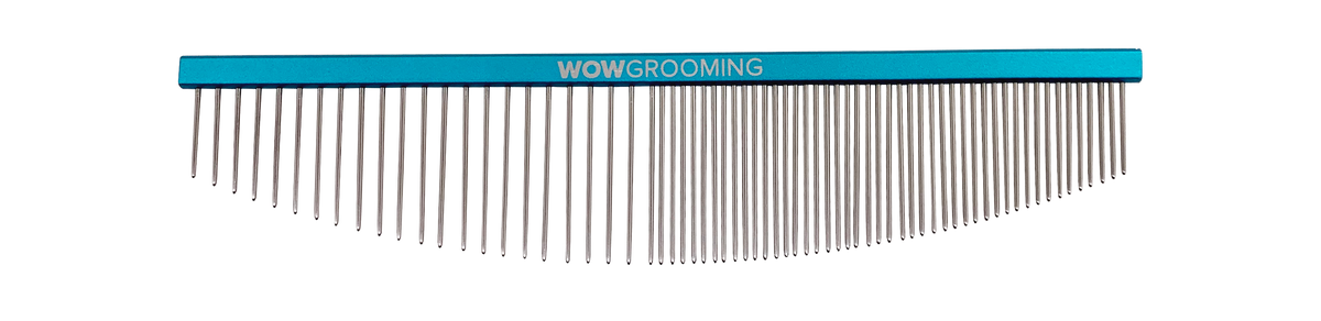 Wow Grooming Half Moon Facial Finishing Comb – for Rounded Muzzles