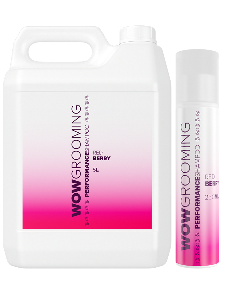 Red Berry Everyday Dog Shampoo Made in the UK Wow Grooming